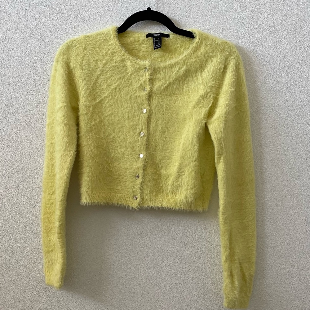 FOREVER 21 Fuzzy cardigan